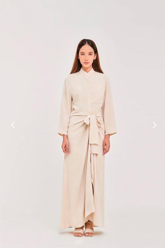 Monki buttoned wrap dress hot sale