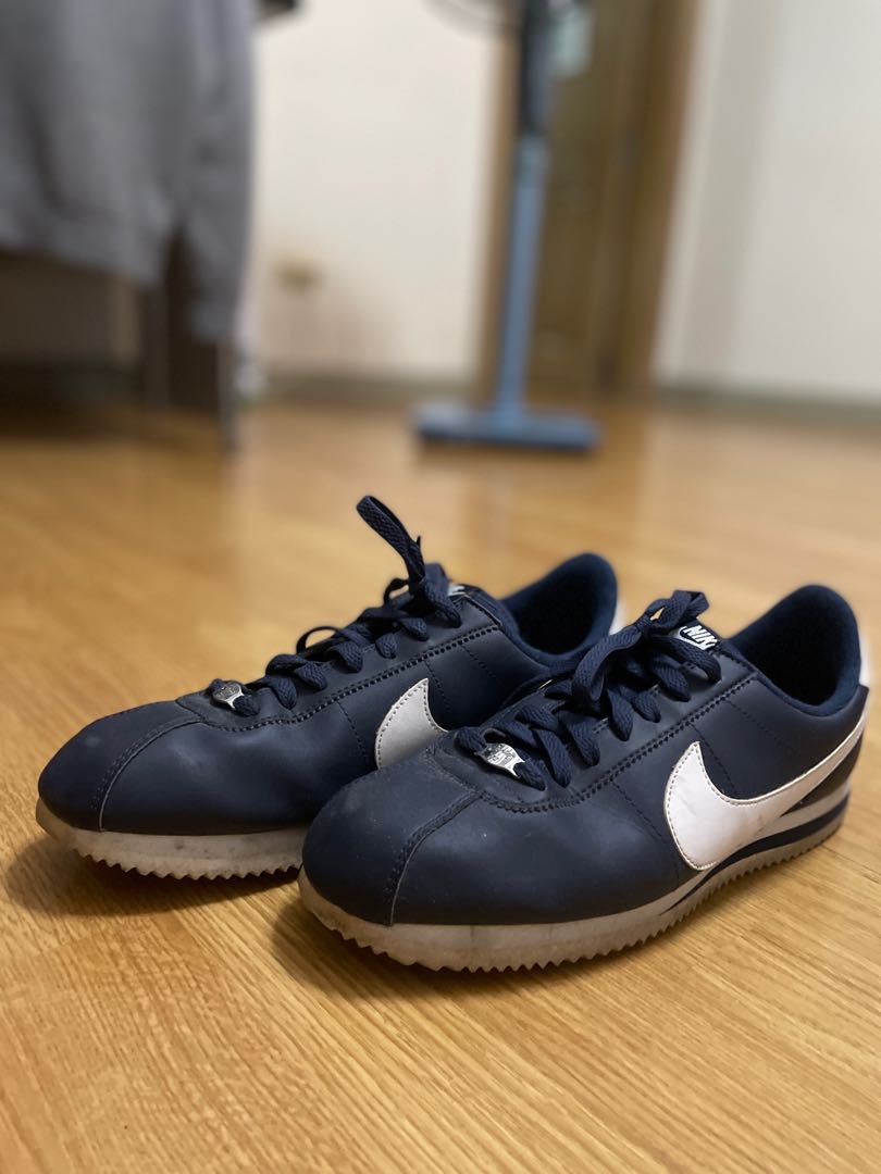 nike cortez navy blue
