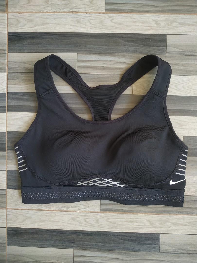 Nike pro sale fierce reflective bra