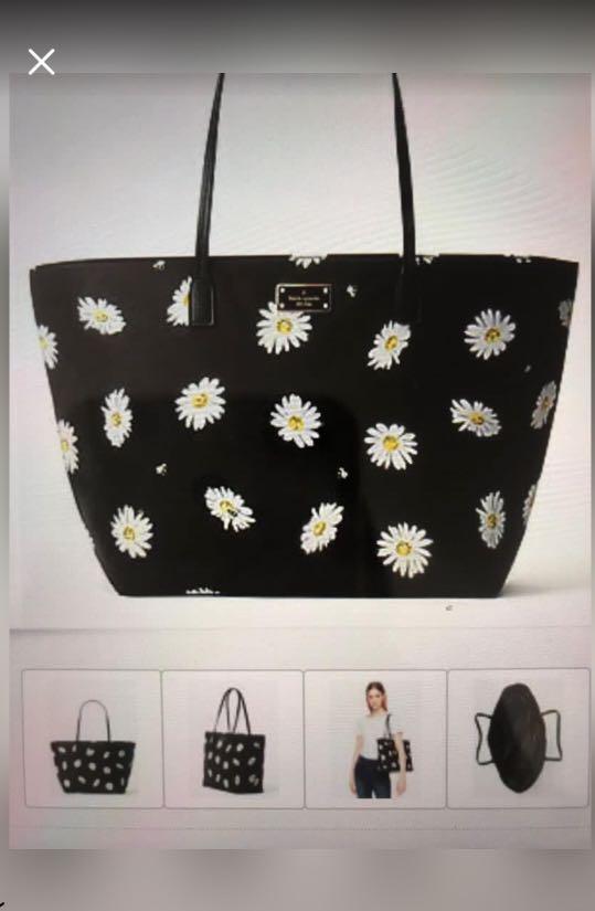 Kate Spade Margareta Blake Avenue Falling Daisy Tote Bag WKRU4344, Women's  Fashion, Bags & Wallets, Tote Bags on Carousell