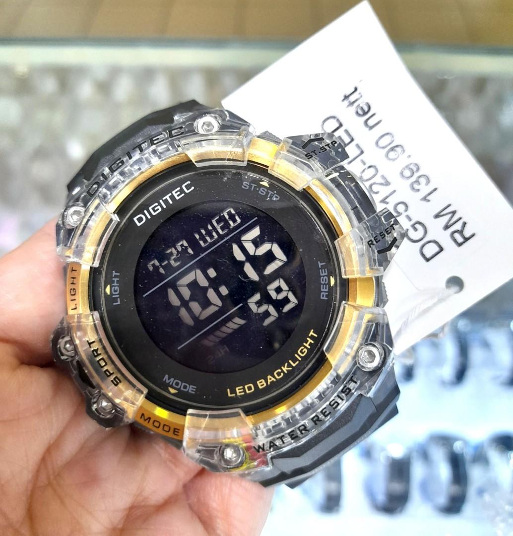 Original Digitec Digital Watch 100 Meter Water Resistant DG 5120