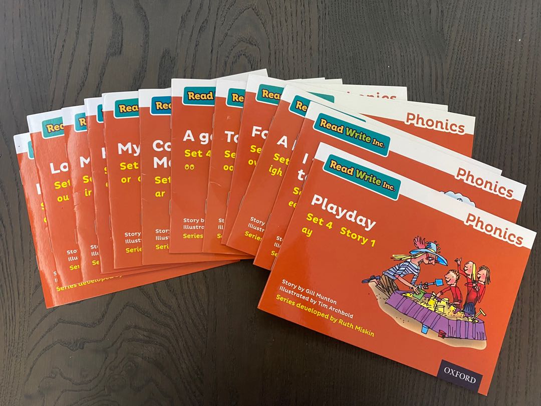 Oxford Read Write Inc Phonics Book (Orange), 興趣及遊戲, 書本 & 文具, 小朋友書