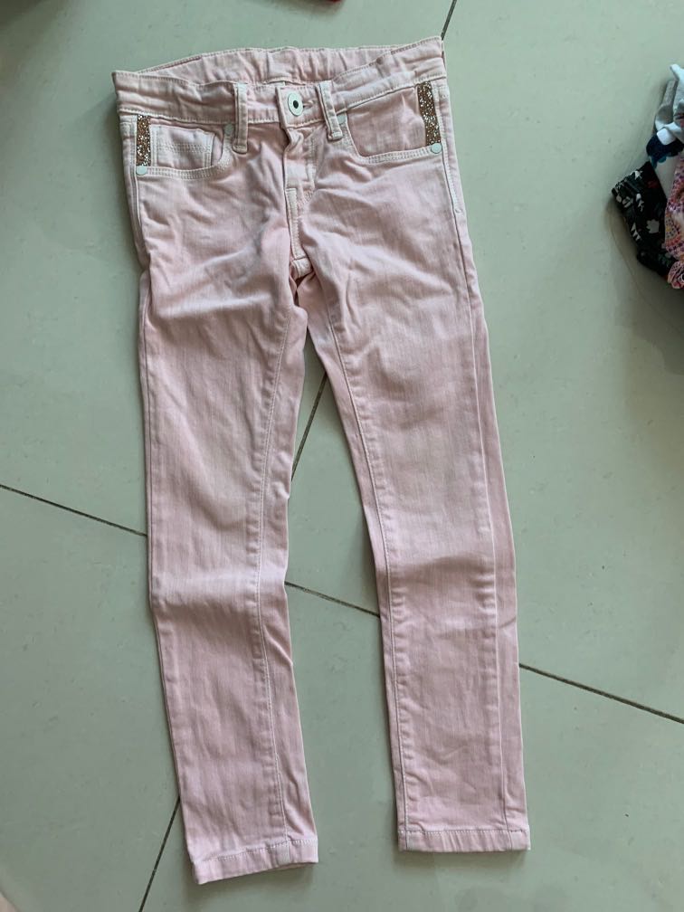 Pepe grama Pink glitter Jeans6yr, Babies & Kids, Babies & Kids Fashion
