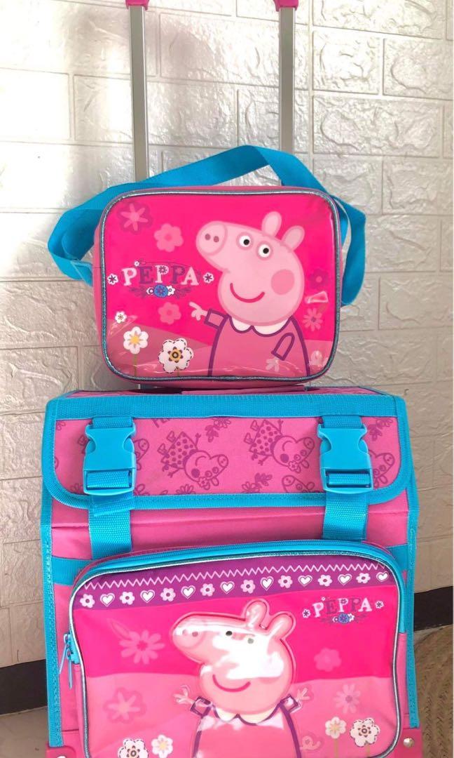 Peppa pig trolley bag outlet