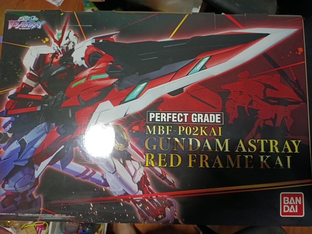 Gundam Pg astray red frame Kai w extra water slide decals, Hobbies ...