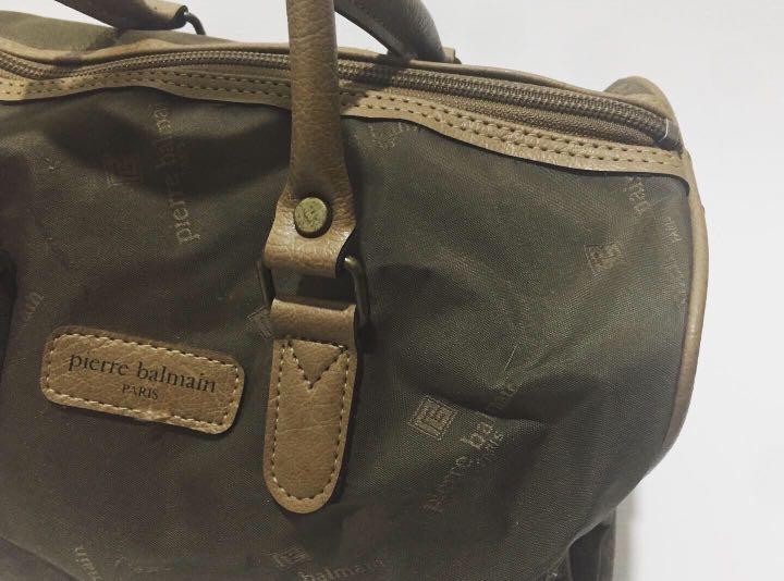 Pierre Balmain Mini Duffle Bag, Luxury, Bags & Wallets on Carousell