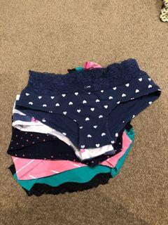PINK by Victoria’s Secret underwear bundle 6pcs XS-S panties teens