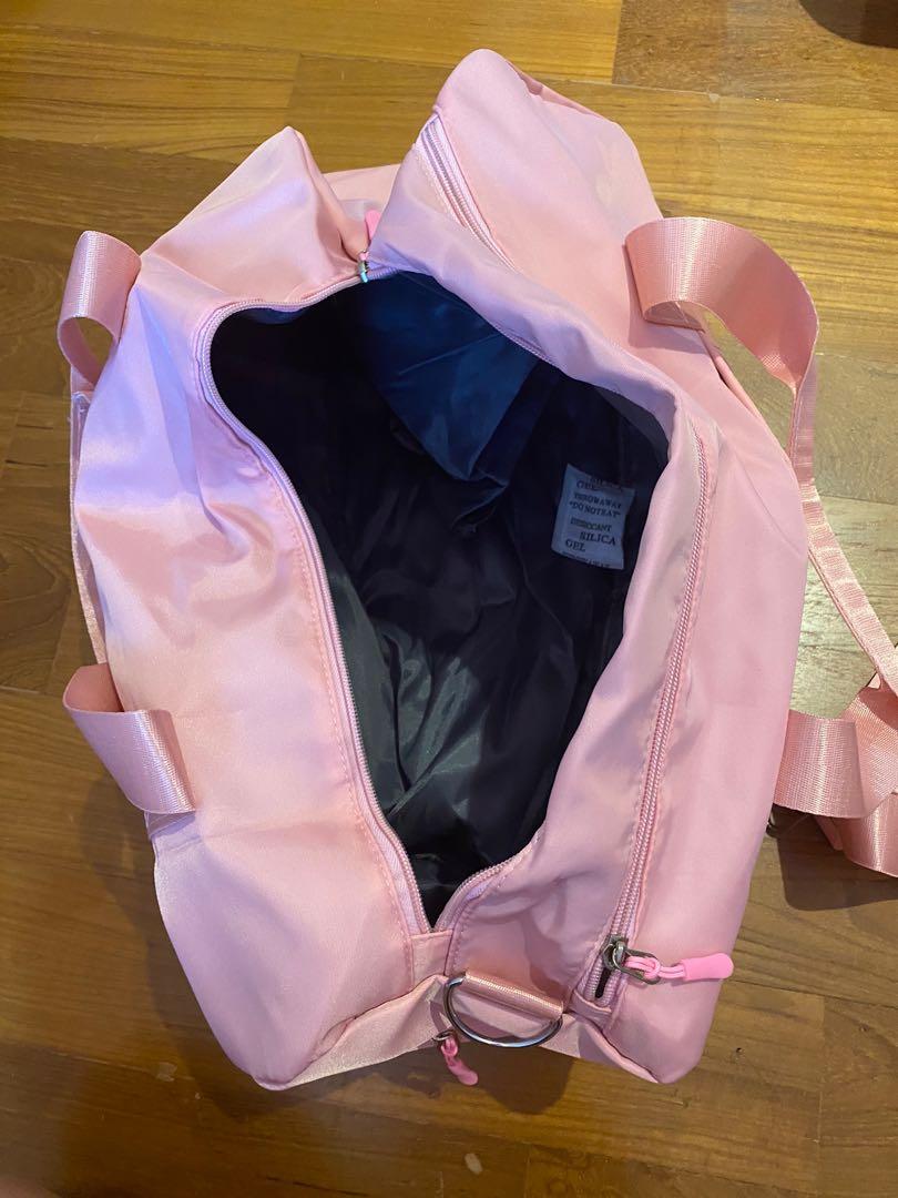 Pink Duffel Bag, Women's Fashion, Bags & Wallets, Crossbody Bags on
