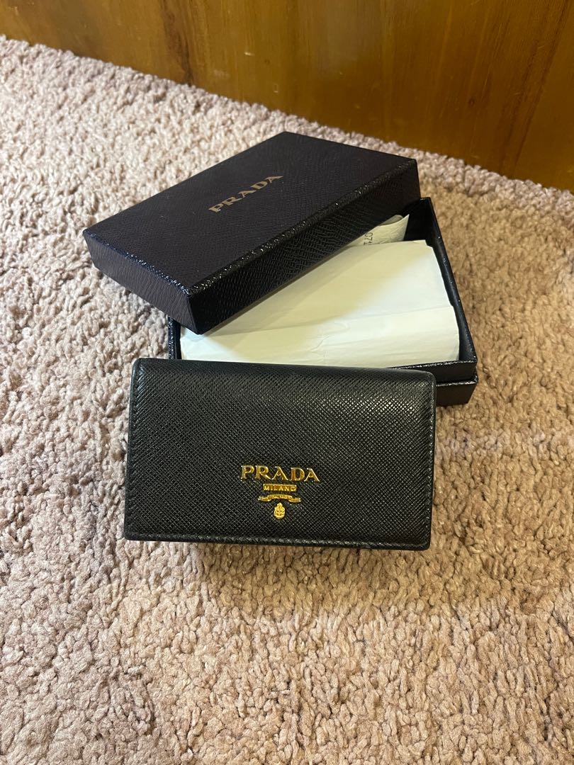 Prada Card Holder Prada wallet, Luxury, Bags & Wallets on Carousell