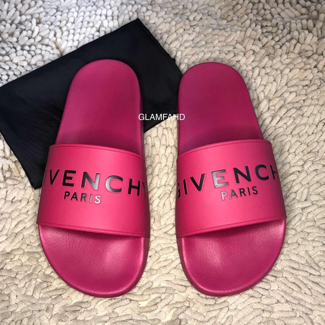 Hot pink givenchy new arrivals slides