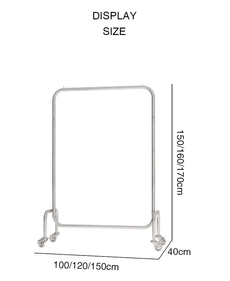 [Preorder] Glossy Gold Silver Clothes Hanging Rack, Furniture & Home ...