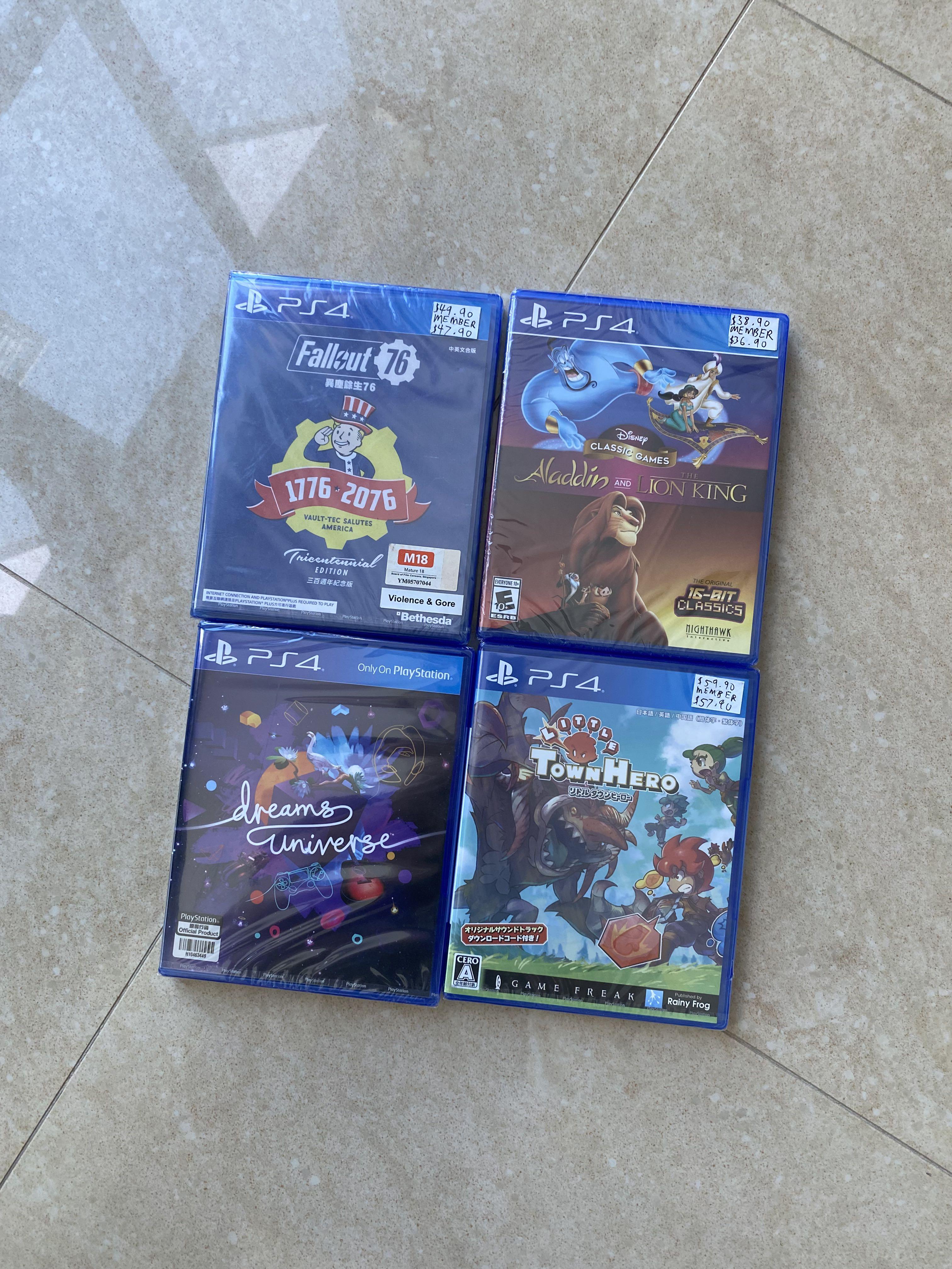 PS4 PS5 Compatible Games Assorted Video Gaming Video Games