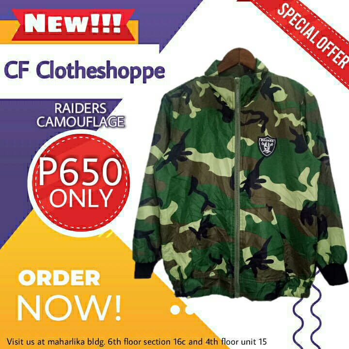Raiders Camouflage Jacket, Women's 