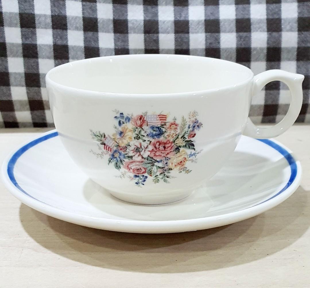 Ralph Lauren Dylan's Grove 1992 By Wedgwood Cup & Saucer Made In England  Vintage, Furniture & Home Living, Kitchenware & Tableware, Coffee & Tea  Tableware on Carousell