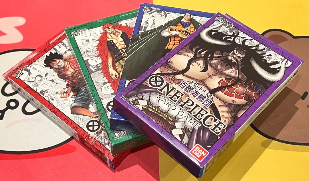 Ready Stock] One Piece Trading Card Game Starter Deck (ST01 Straw Hat Crew,  ST02 Worst Generation, ST03 The Seven Warlords of the Sea, ST04 Animal  Kingdom Pirates), Hobbies & Toys, Toys &