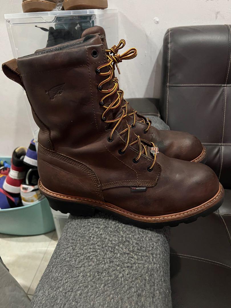 Red wing logger boots 4417 top
