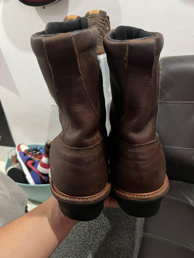 Red Wing 4417 Loggermax Waterproof Safety Boots 11Uk, Men'S Fashion,  Footwear, Boots On Carousell