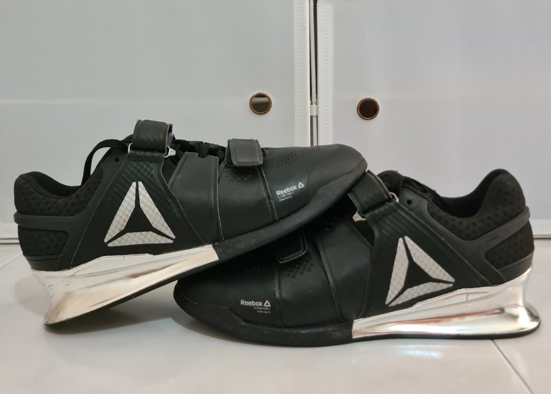 Reebok legacy deals lifter black silver