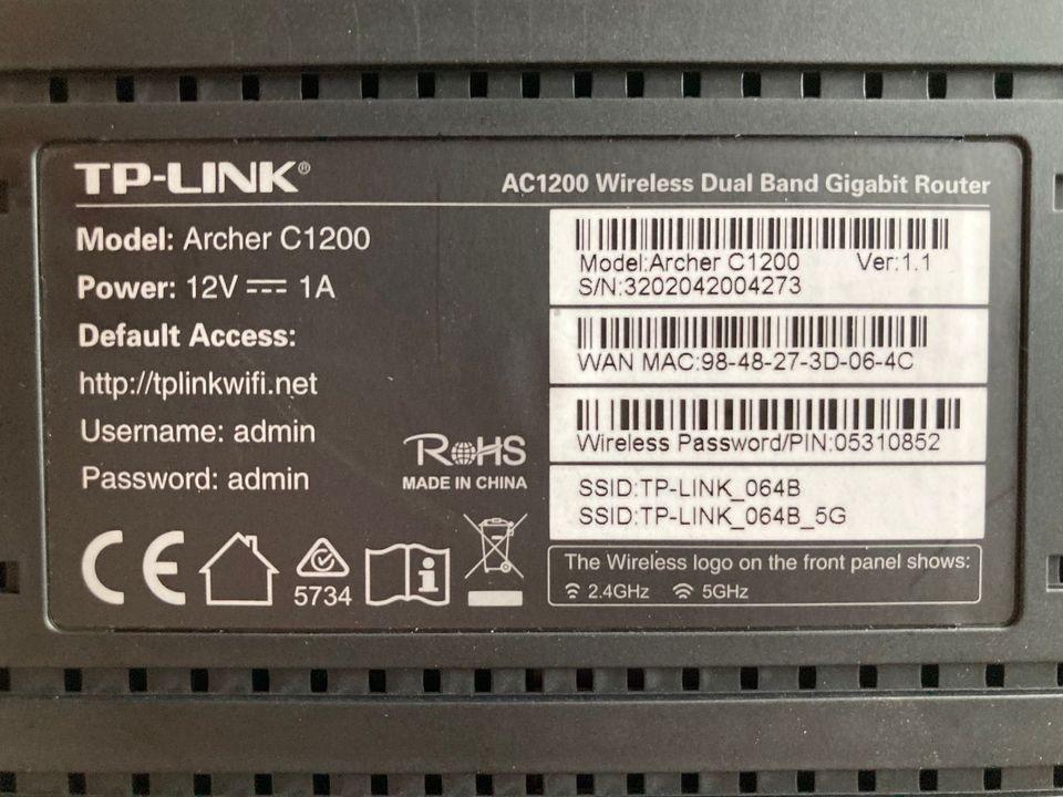 Router - TP Link Archer AC1200 Wireless Dual Band Gigabit Router ...