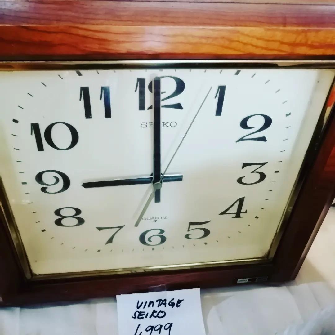 Seiko wall clock, Furniture & Home Living, Home Decor, Clocks on Carousell