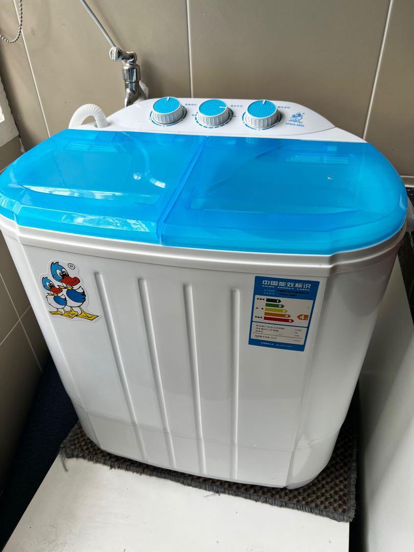 Semi Auto Portable 5kg Double Barrel Washing Machine, TV & Home