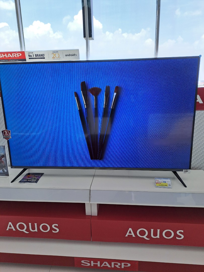 Sharp Android TV 70 inch bisa cicilan, Elektronik, Lainnya di Carousell
