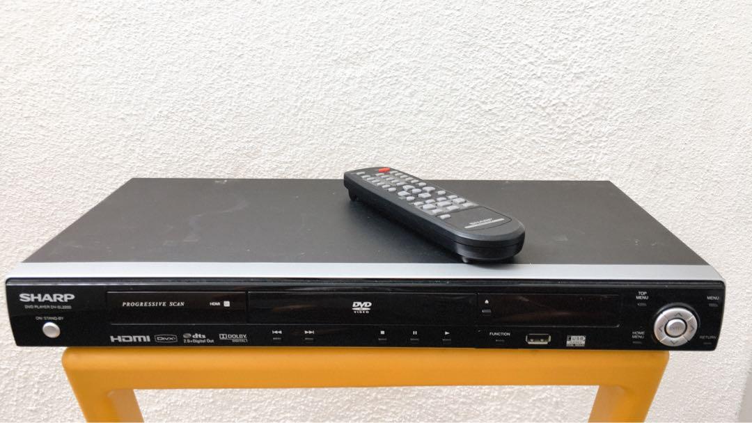 Sharp DVD Player, Hobbies & Toys, Music & Media, CDs