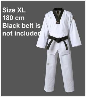 Mooto Korea Taekwondo DO Black Belt Width 5cm Double Wrap MMA