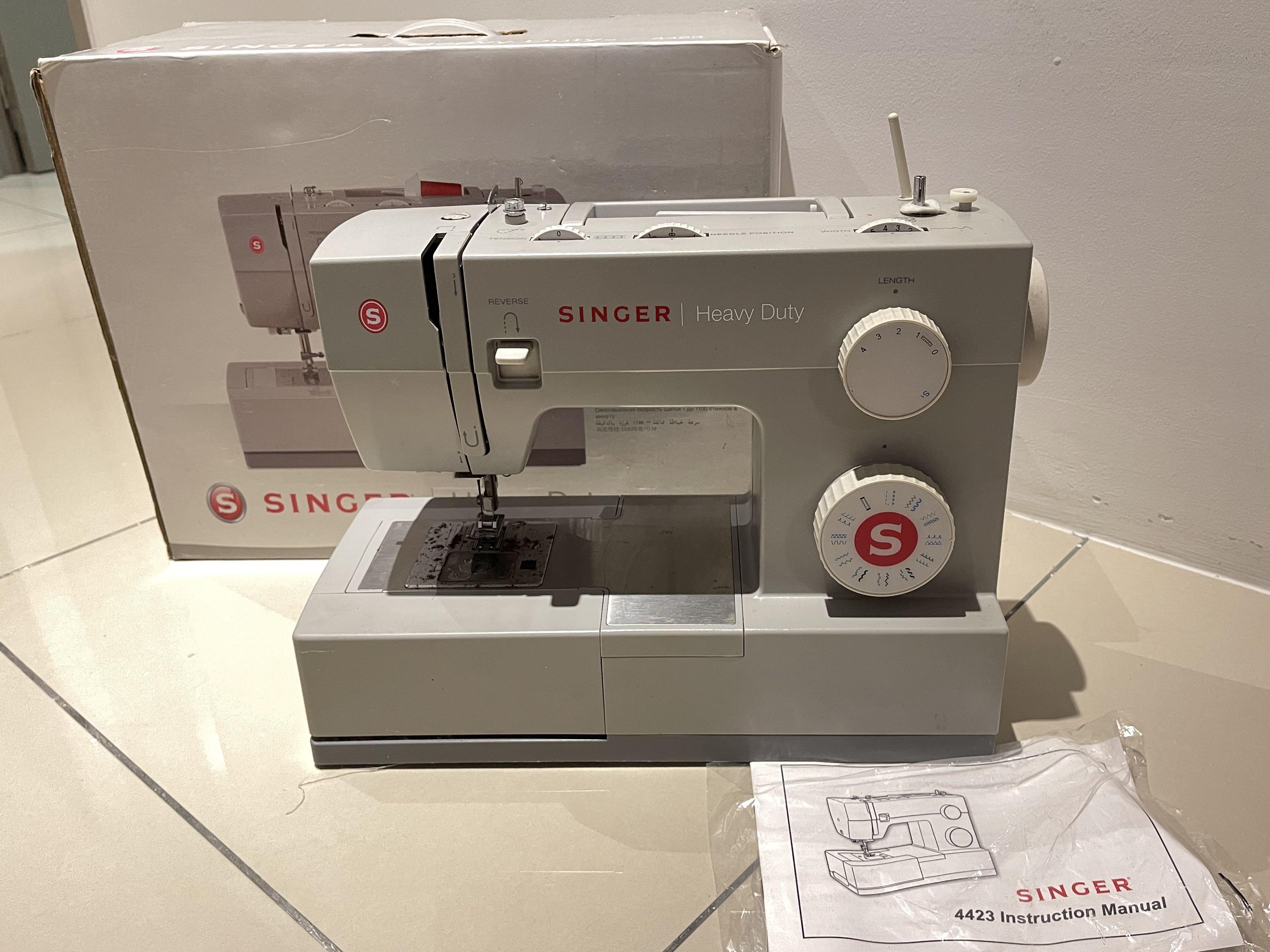 Singer Sewing Machine 4423 Portable Original Heavyduty With Pedal High  Speed PROMISE Heavy Duty Multi-functional Household Elect - AliExpress