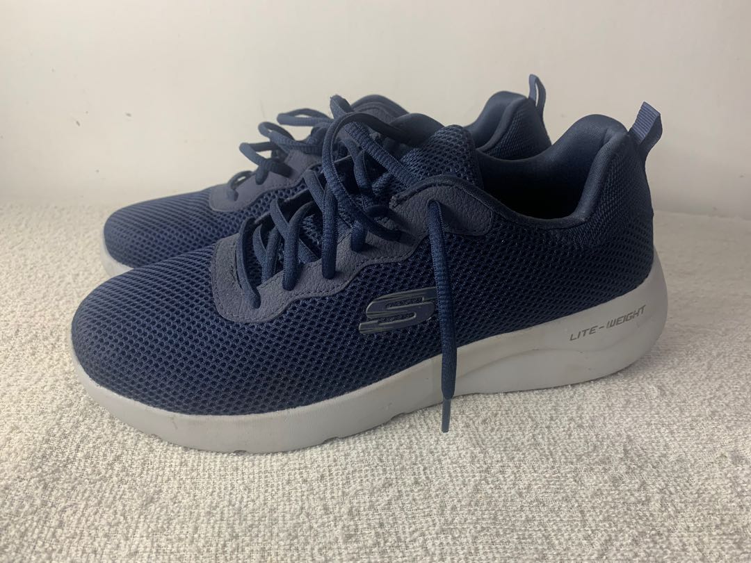 skechers lite weight white