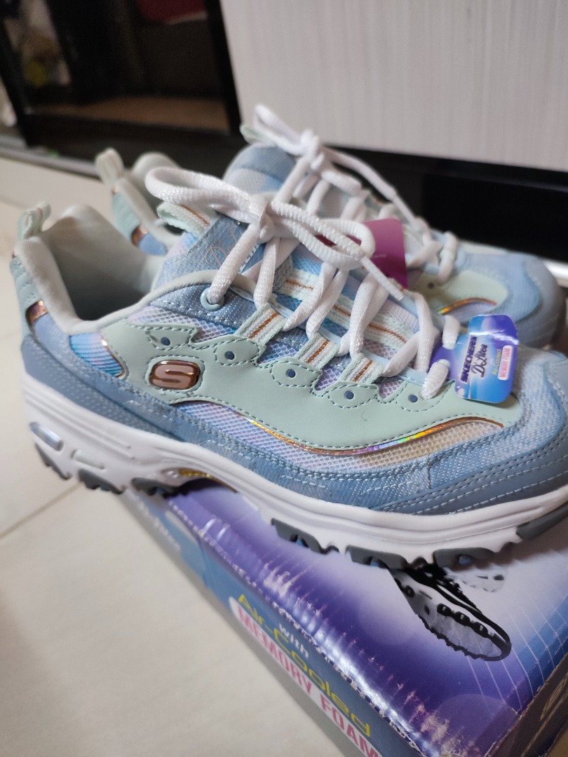 Skechers d'lites womens best sale purple