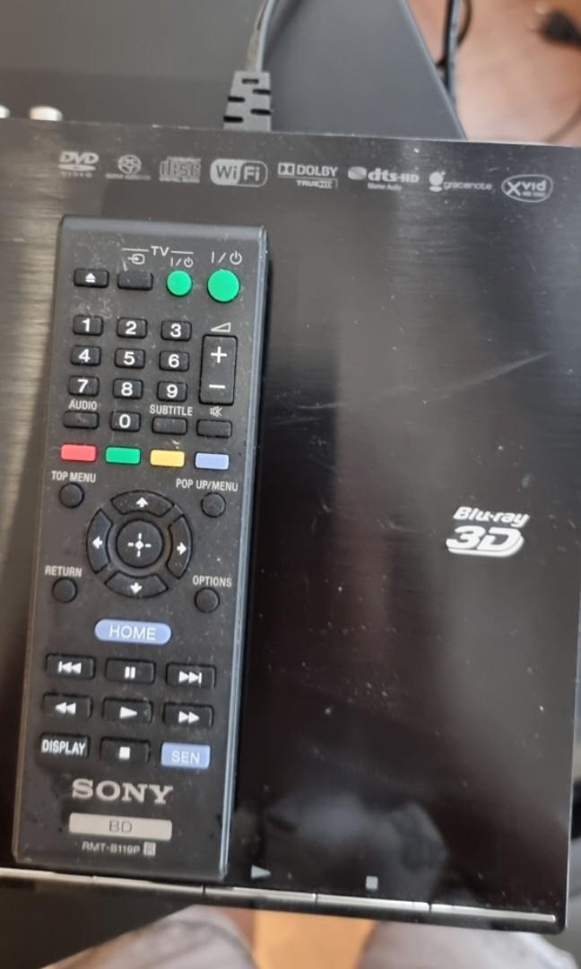 Sony Bluray disc/DVD player BDPS590, TV & Home Appliances, TV