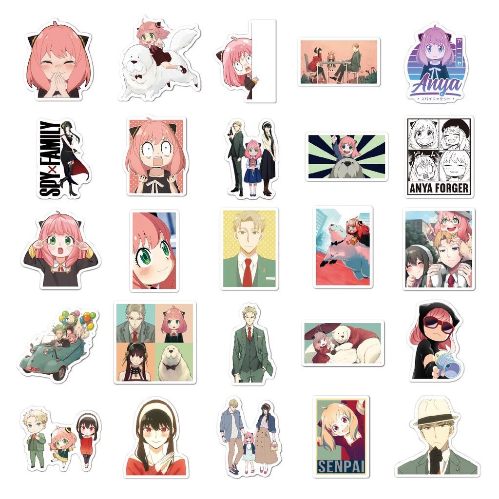 Spy X Family Stickers Hobbies Toys Memorabilia Collectibles