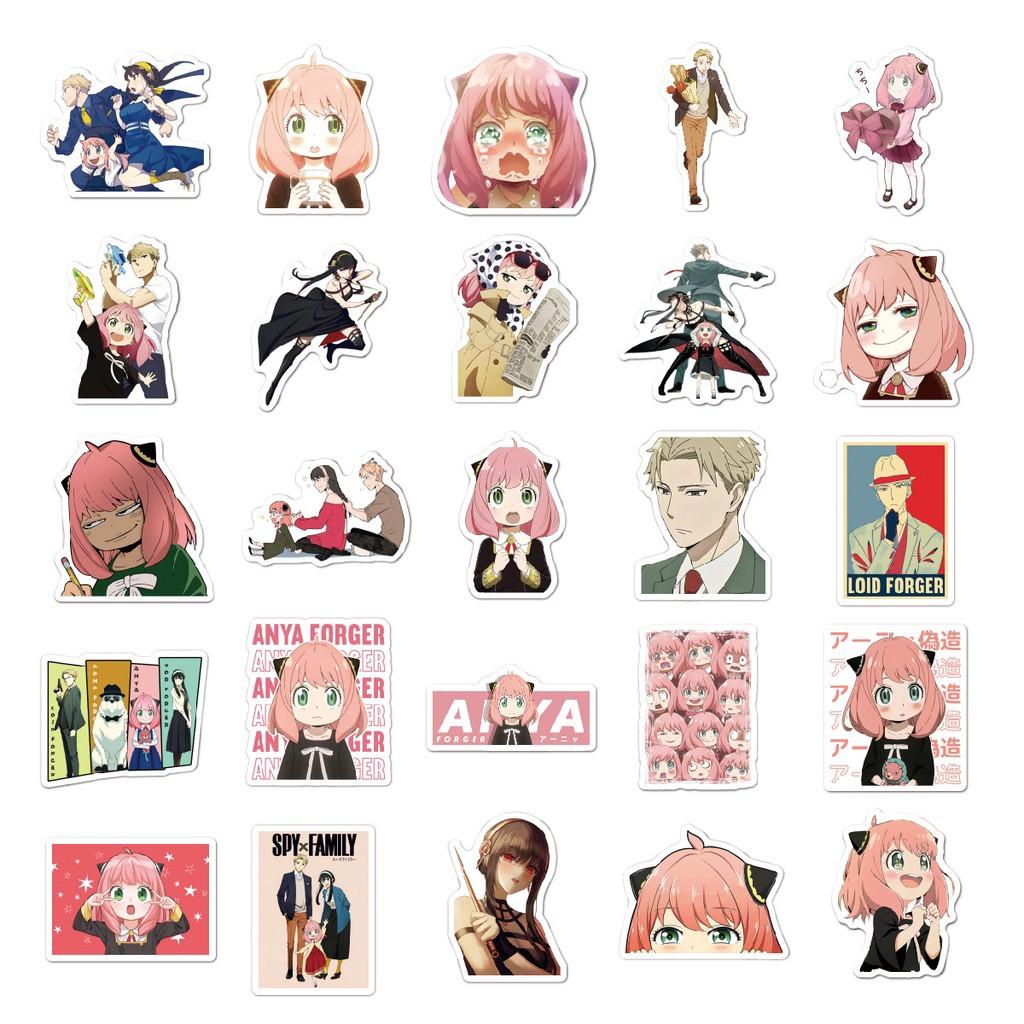 Spy X Family Stickers, Hobbies & Toys, Memorabilia & Collectibles