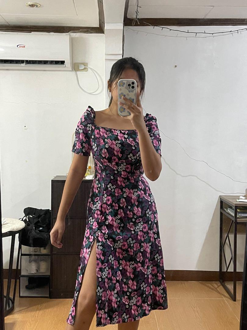 Floral sunday dress clearance