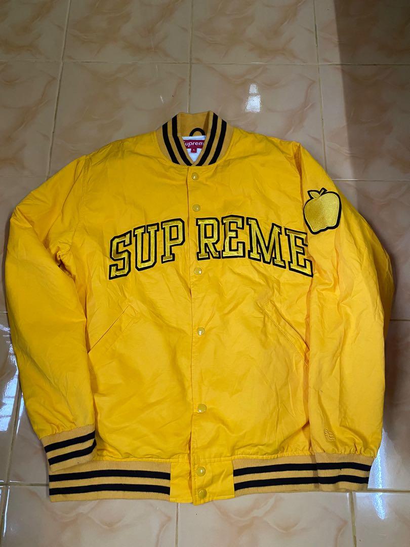 Supreme 2009 big logo apple jacket varsity