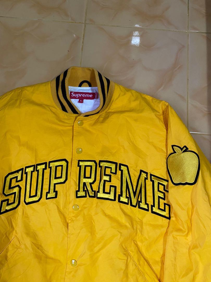 初期Supreme Arc Logo Apple Varsity Jacket