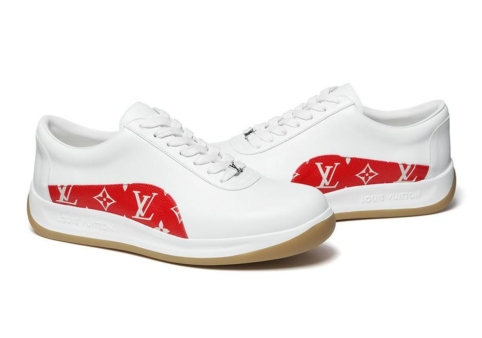 Supreme louis vuitton sneakers shoes size 8us, Luxury, Sneakers