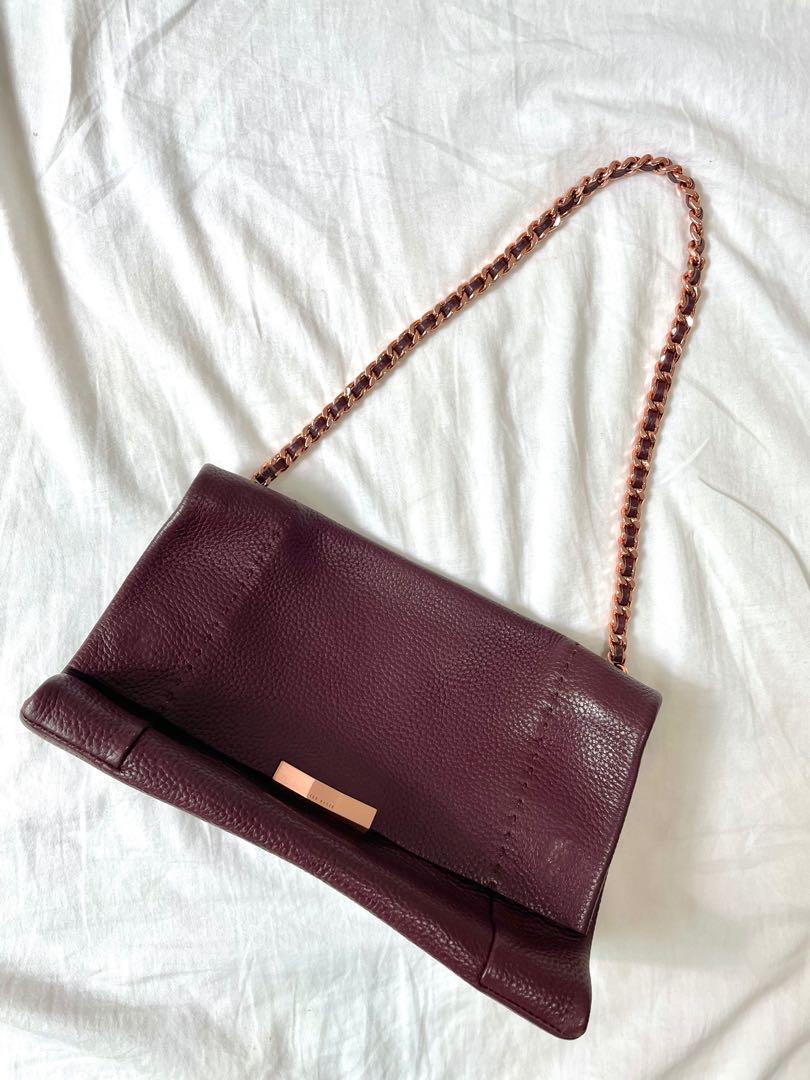 Maroon ted baker on sale bag