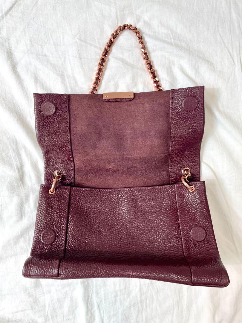 Maroon ted baker bag cheap