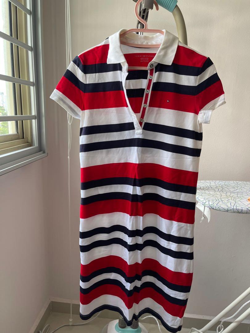 Tommy hilfiger stripe polo dress Women s Fashion Dresses Sets