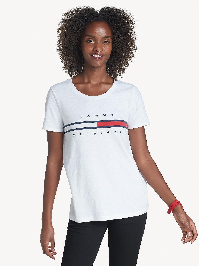 Tommy Hilfiger TH Essential Flag T Shirt Relaxed Fit Tee