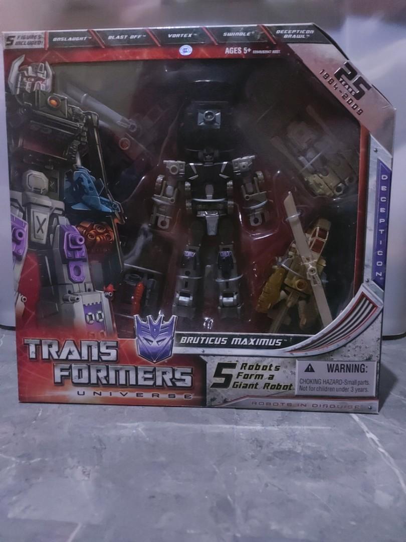 Transformer Universe Bruticus Maximus (Category: Figurines & Statues) located in Cabuyao City. Submitted by M.A.0768 (Listing ID 1175785817, Image 1). Description: Brand New and,Sealed Transformers Universe Bruticus Maximus PM me at 0908 928 3191.