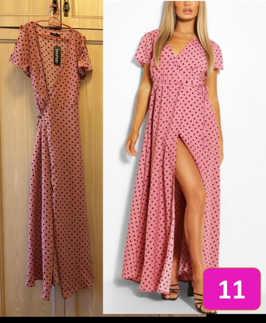 UK Size 14 Boohoo Dresses and Jumpsuits all brand new with tags all 25 each Women s Fashion Dresses Sets Dresses on Carousell