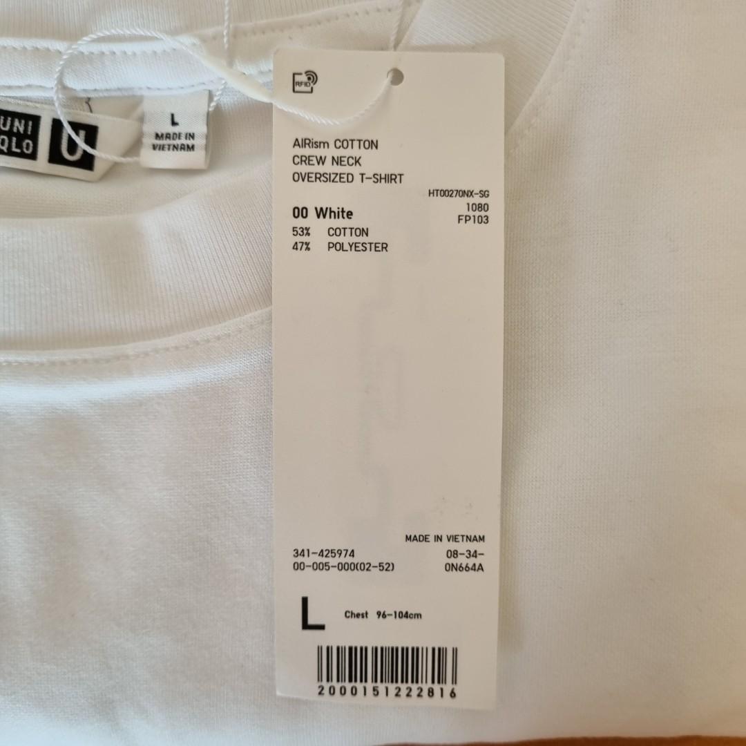 Uniqlo Airism Oversized T-shirt (Brand New with Tag On), Men's Fashion,  Tops & Sets, Tshirts & Polo Shirts on Carousell