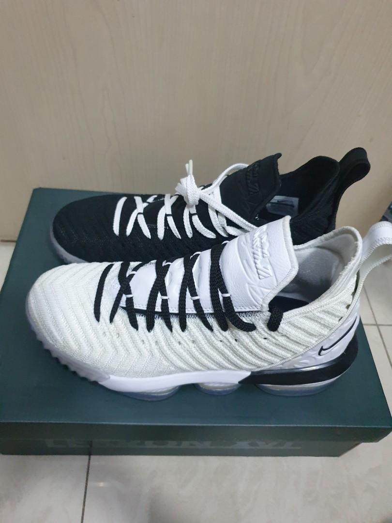 Lebron 16 black best sale and white equality