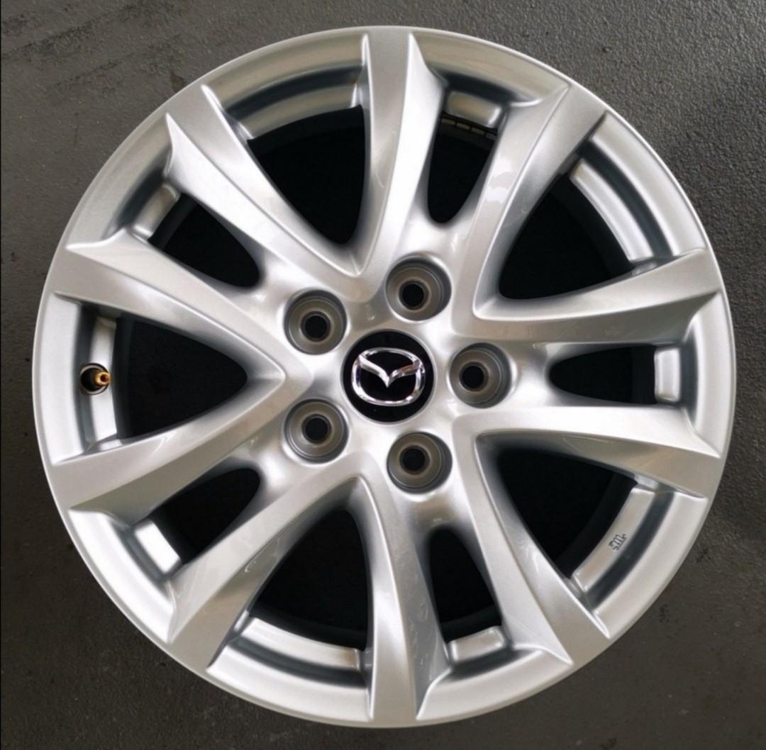 Used 16" Original Mazda Rims, Car Accessories, Tyres & Rims on Carousell