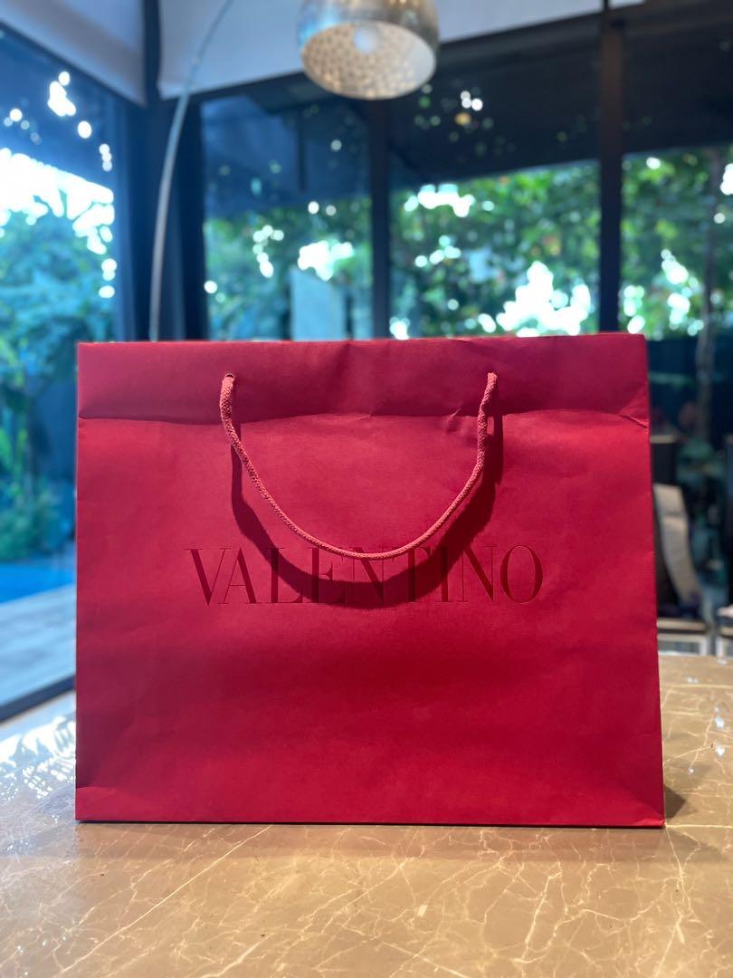 Valentino Paper Bags - Large, Luxury, Accessories on Carousell