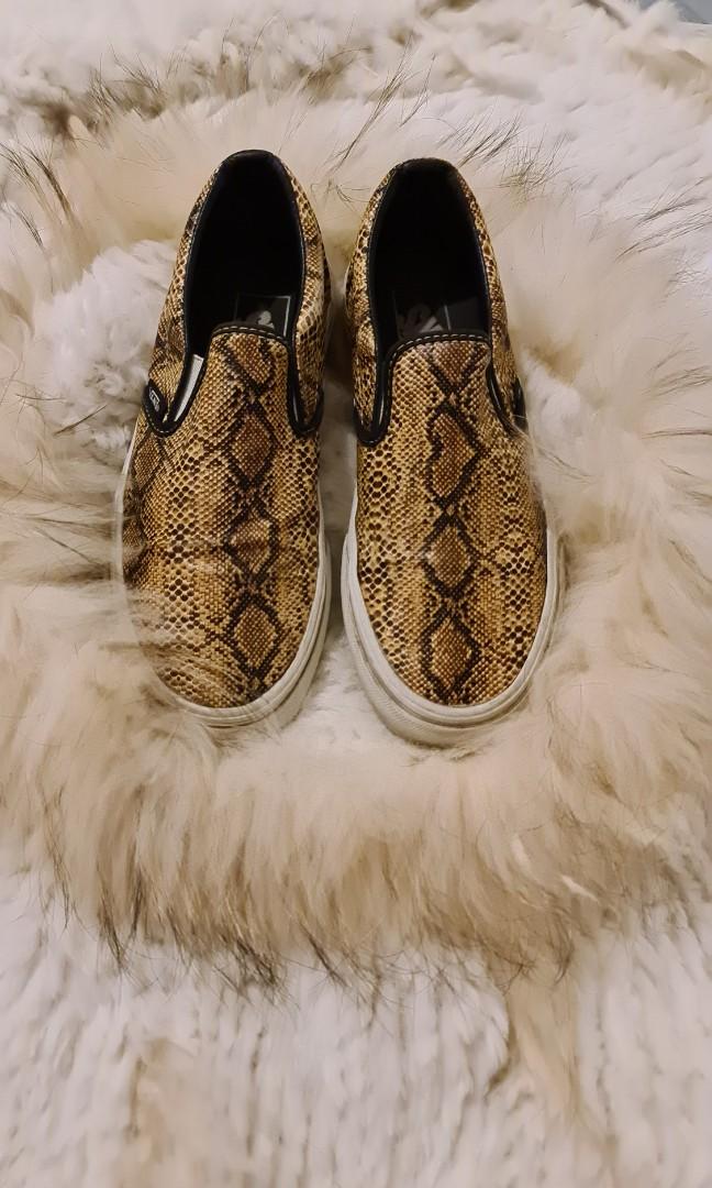 VANS Snakeskin Slip On Men s Fashion Footwear Casual Shoes on