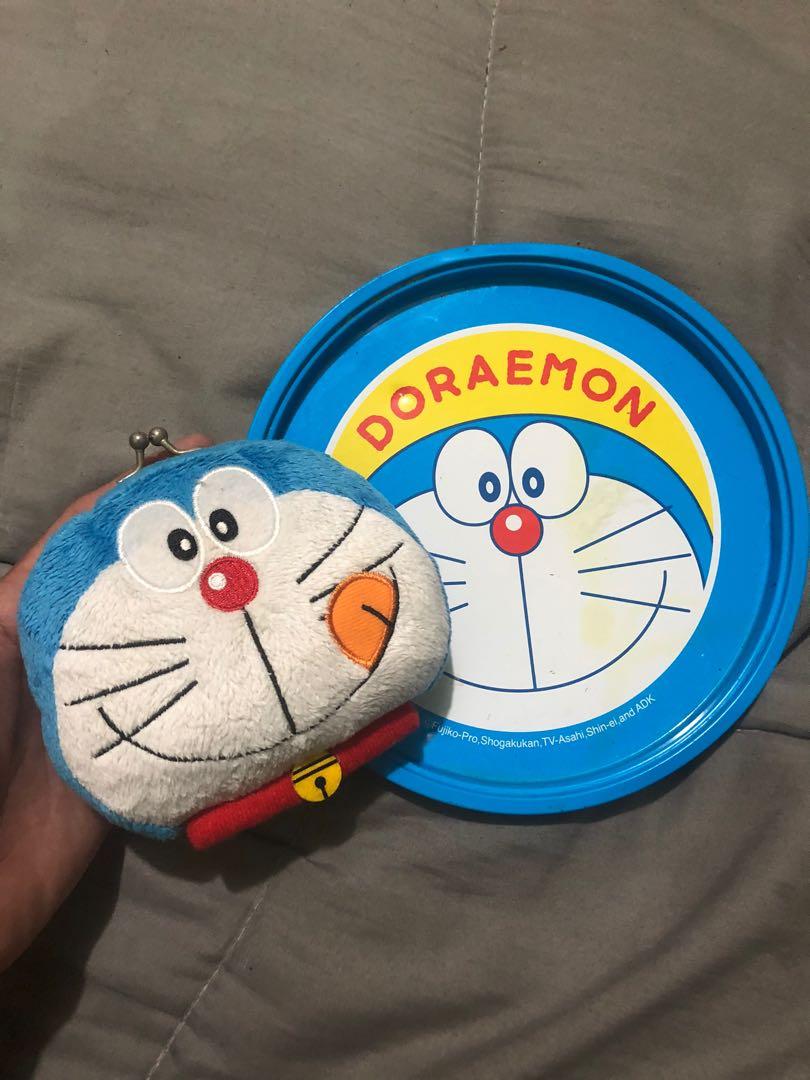 Vintage doraemon wallet and tin display, Hobbies & Toys, Memorabilia